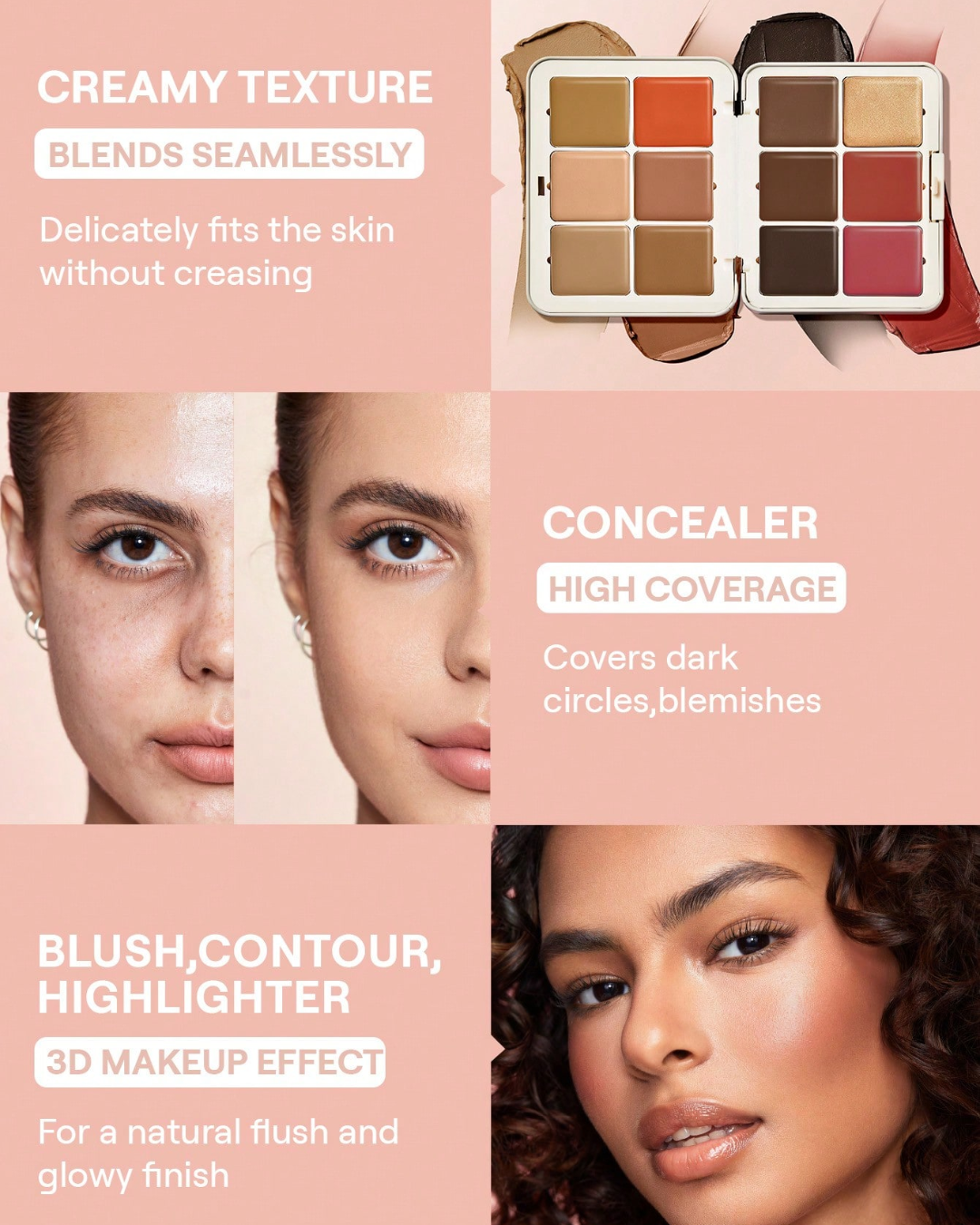 SHEGLAM  Multifunctional Face Palette