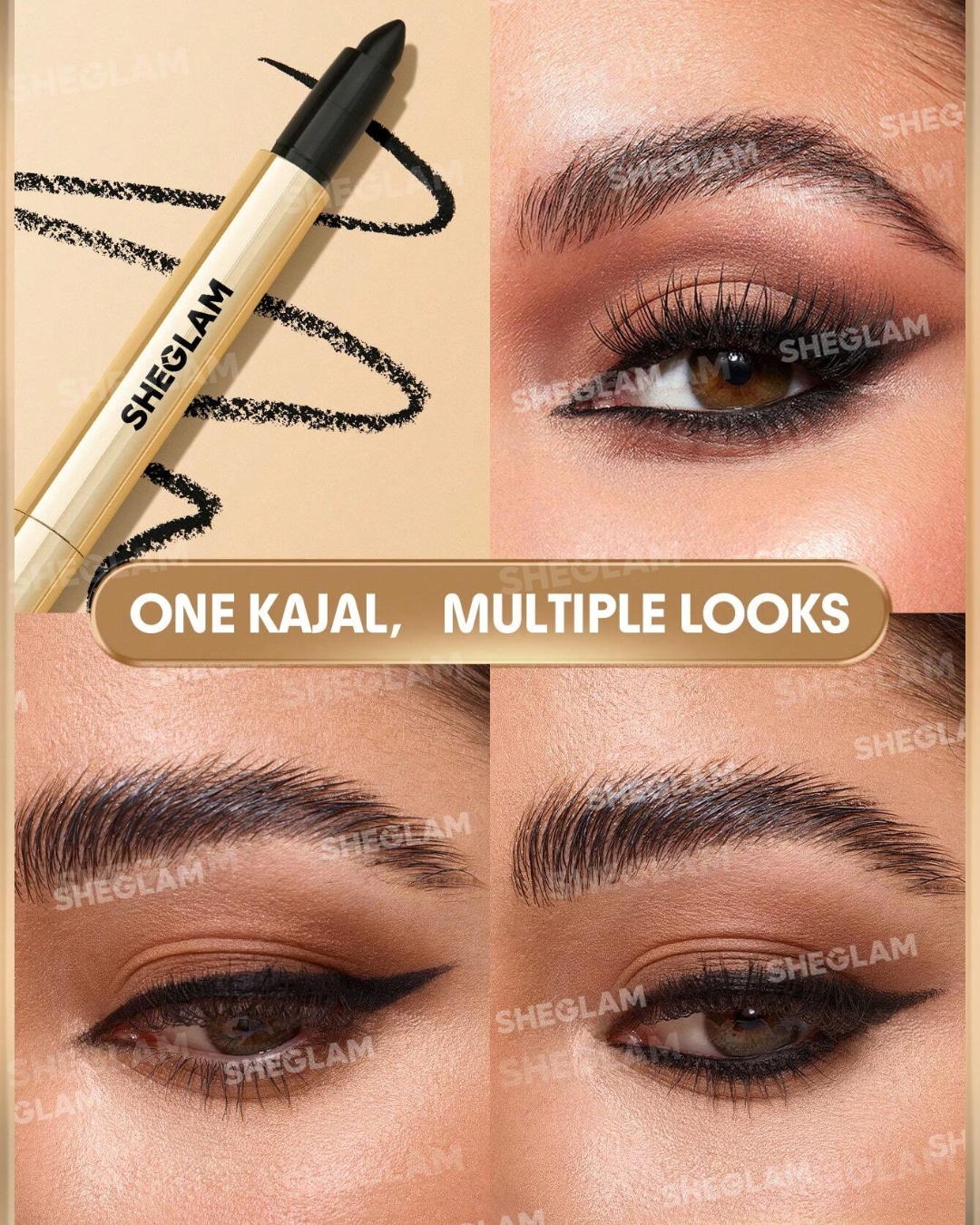 SHEGLAM  Bold Moves Kohl Cream Eyeliner Pencil