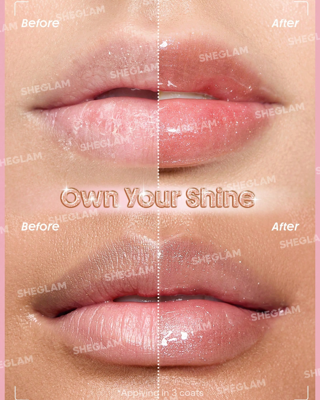 SHEGLAM Booster Shine Plumping Lip Gloss