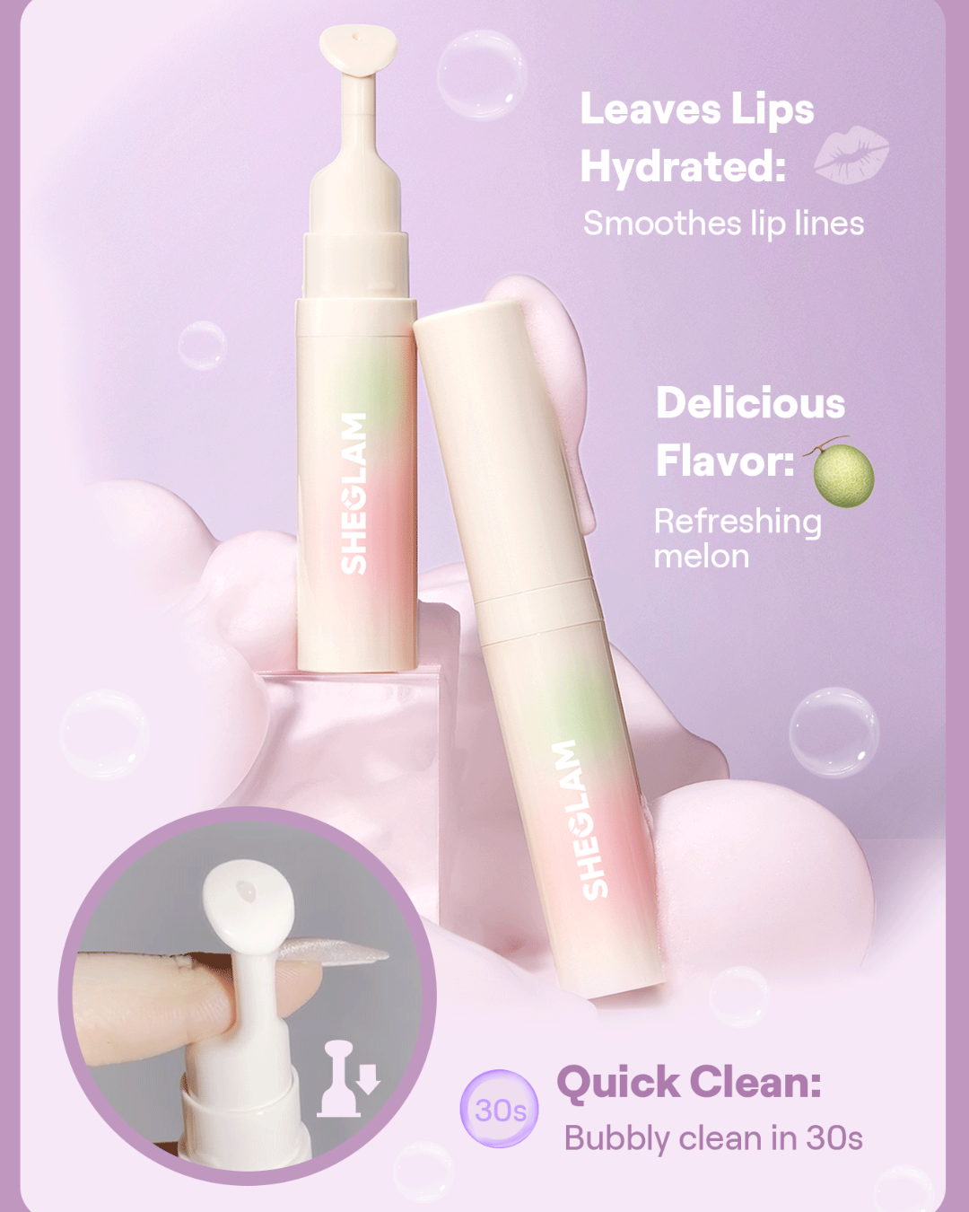 SHEGLAM Bubble Buff Lip Scrub