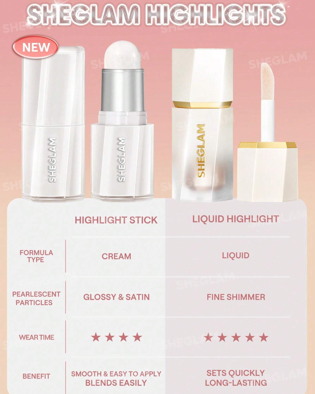 SHEGLAM Buttery Bling Highlight Stick