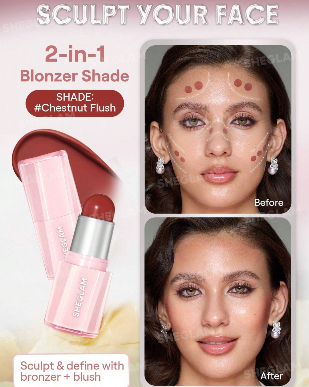 SHEGLAM Buttery Bliss Blush Stick