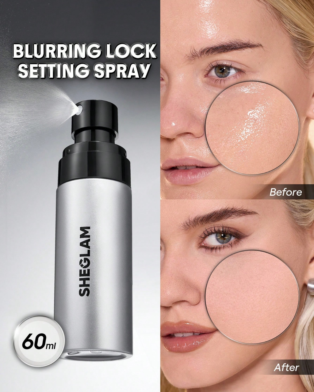 SHEGLAM Camera On Blurring Waterproof Setting Spray Brand Beauty Cosmetic Makeup For Women And Girls