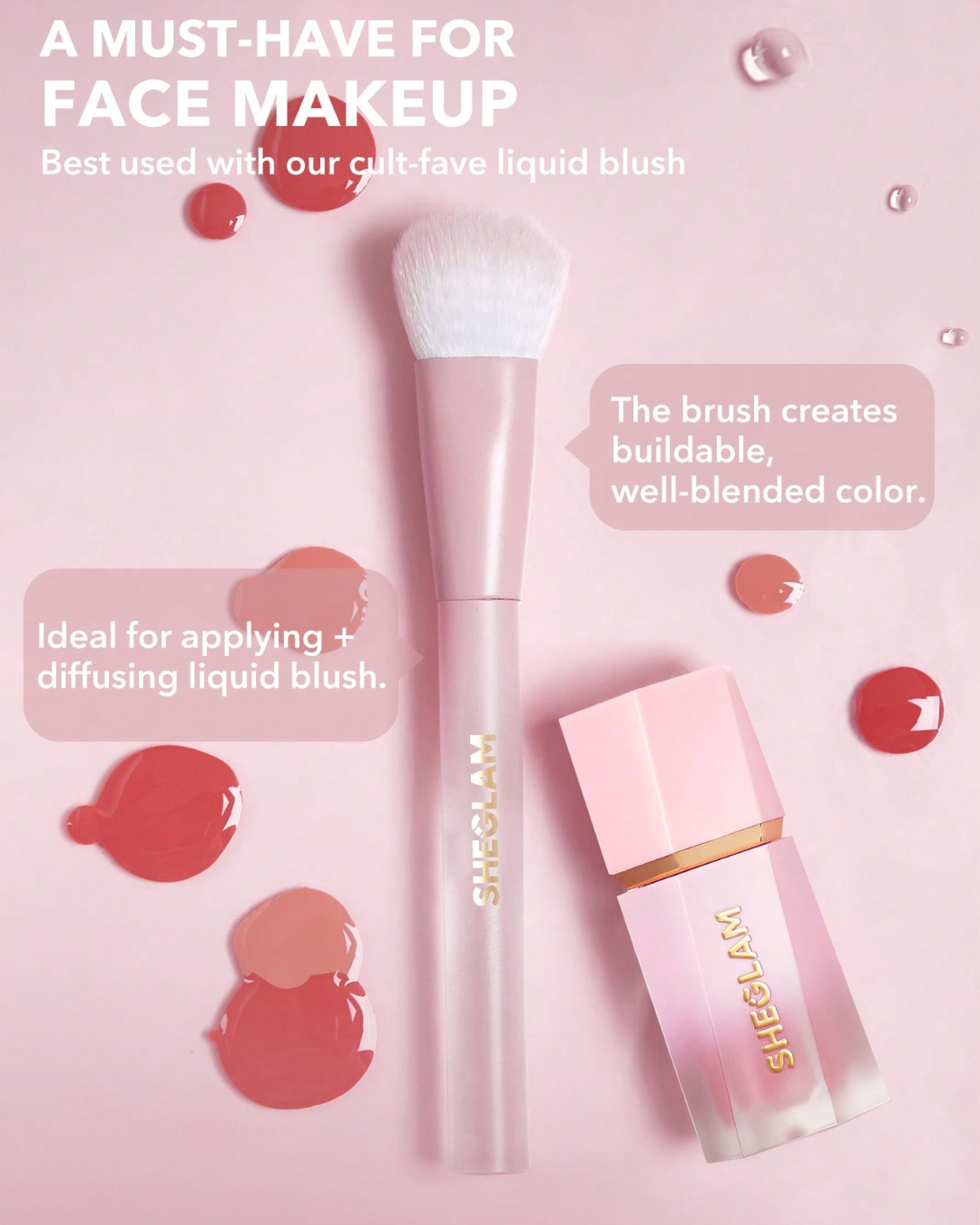 SHEGLAM Color Bloom Liquid Blush Brush