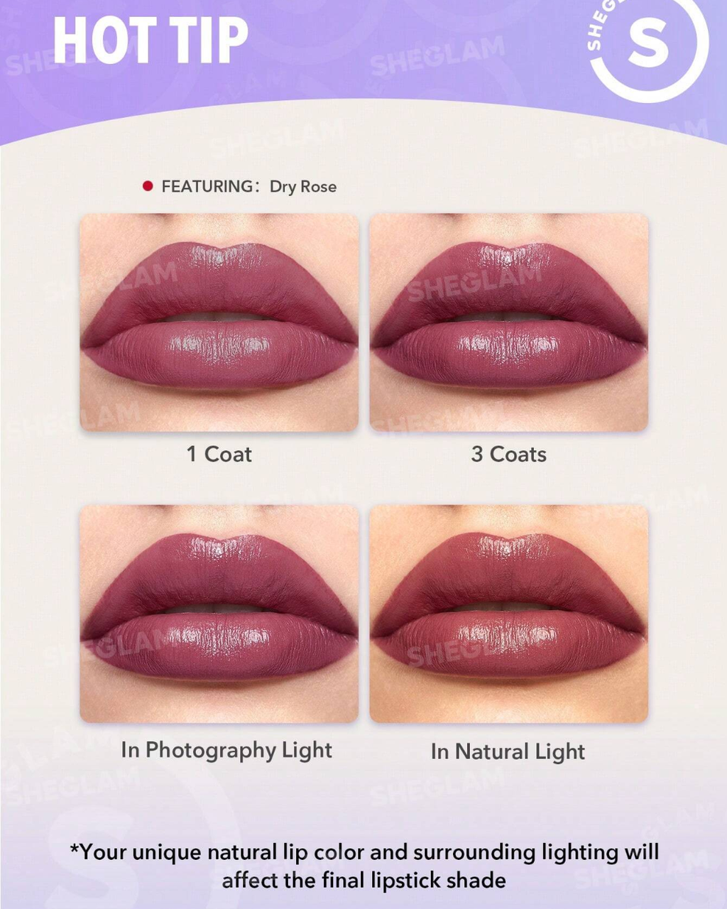 SHEGLAM Creme Allure Lipstick