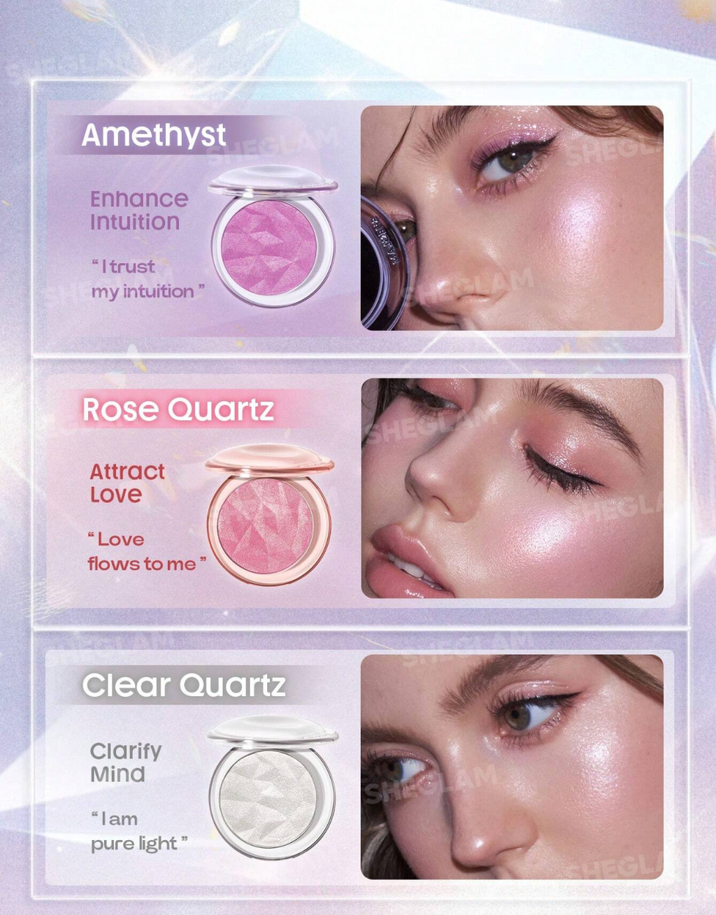 SHEGLAM Crystal Intentions High Vibration Blushlighter