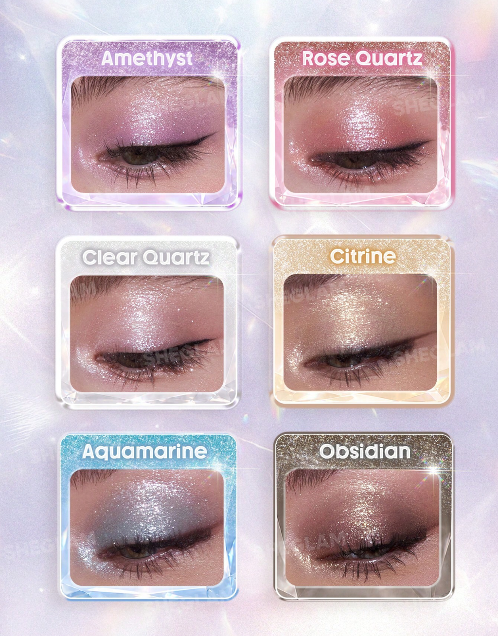 SHEGLAM Crystal Intentions Manifesting Glow Glitter Eyeshadow