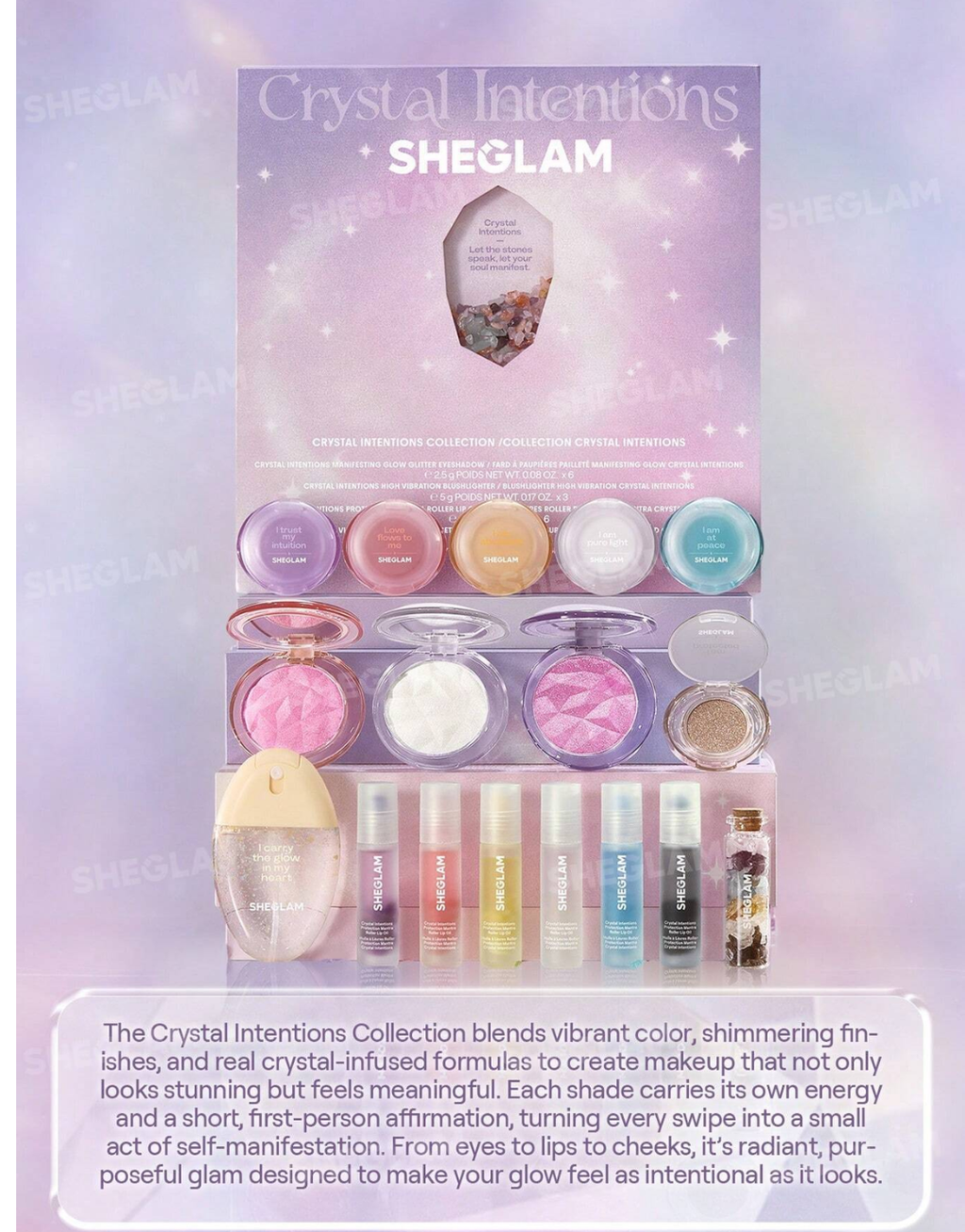 SHEGLAM Crystal Intentions Manifesting Glow Glitter Eyeshadow
