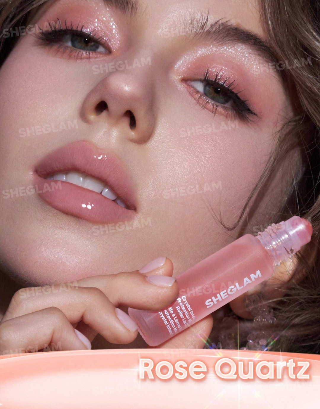 SHEGLAM Crystal Intentions Protection Mantra Roller Lip Oil