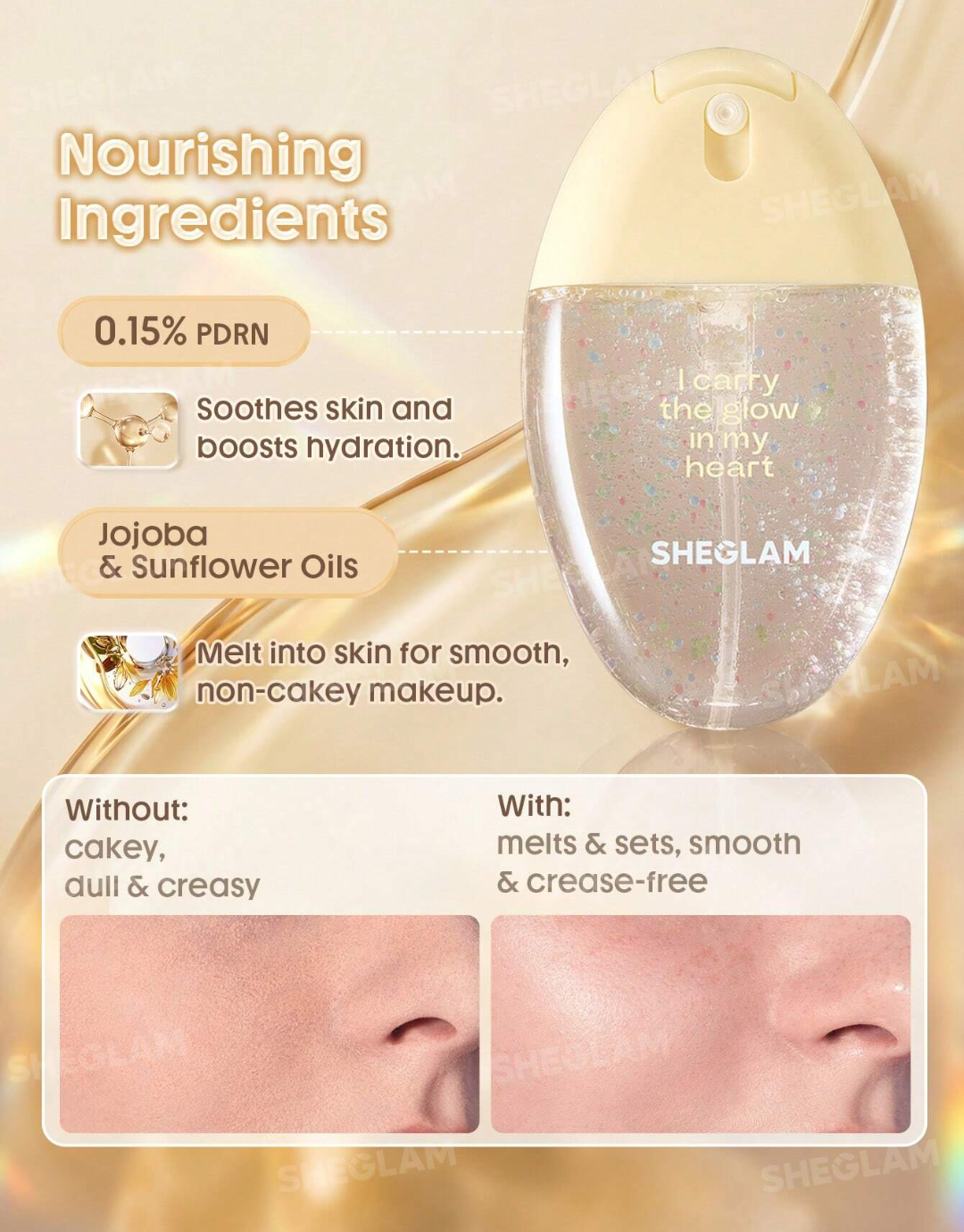 SHEGLAM Crystal Intentions Vibe Shield Long-Lasting Setting Spray