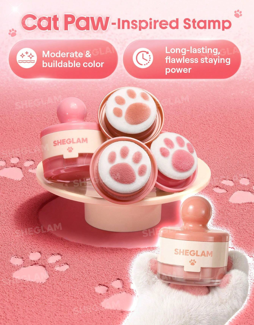 SHEGLAM Cutie Paw Blush Stamp