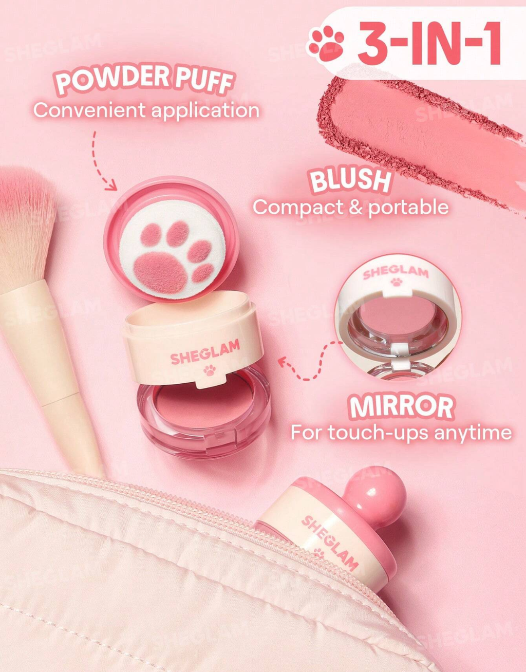 SHEGLAM Cutie Paw Blush Stamp