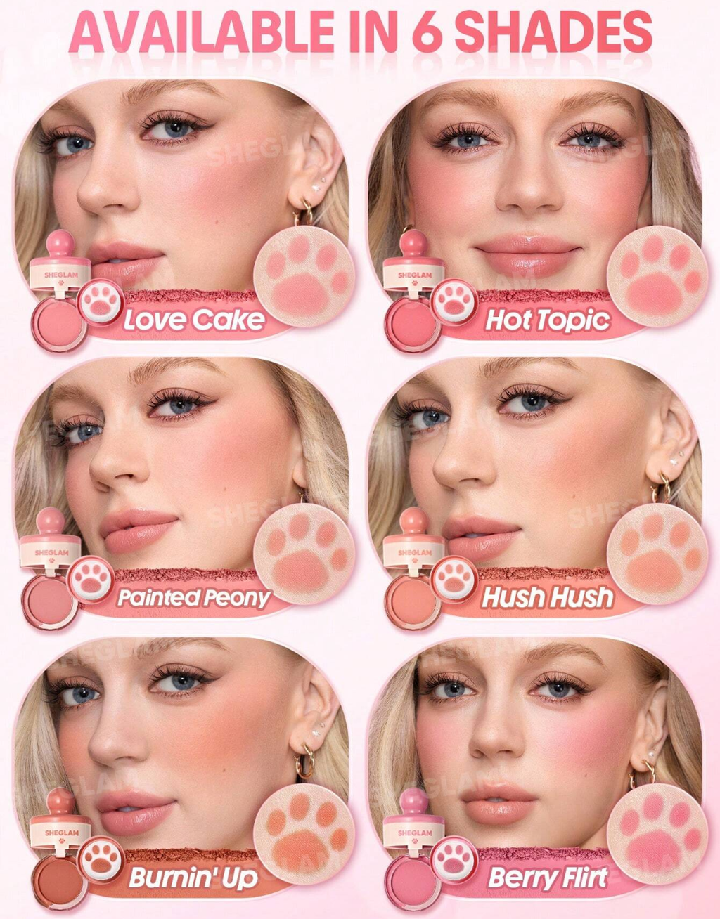 SHEGLAM Cutie Paw Blush Stamp