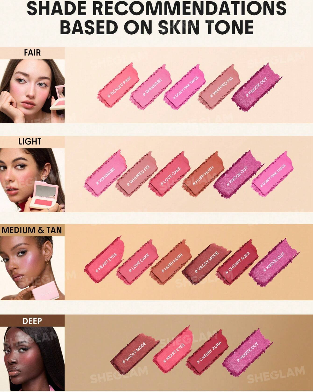 SHEGLAM Dream Touch Blush
