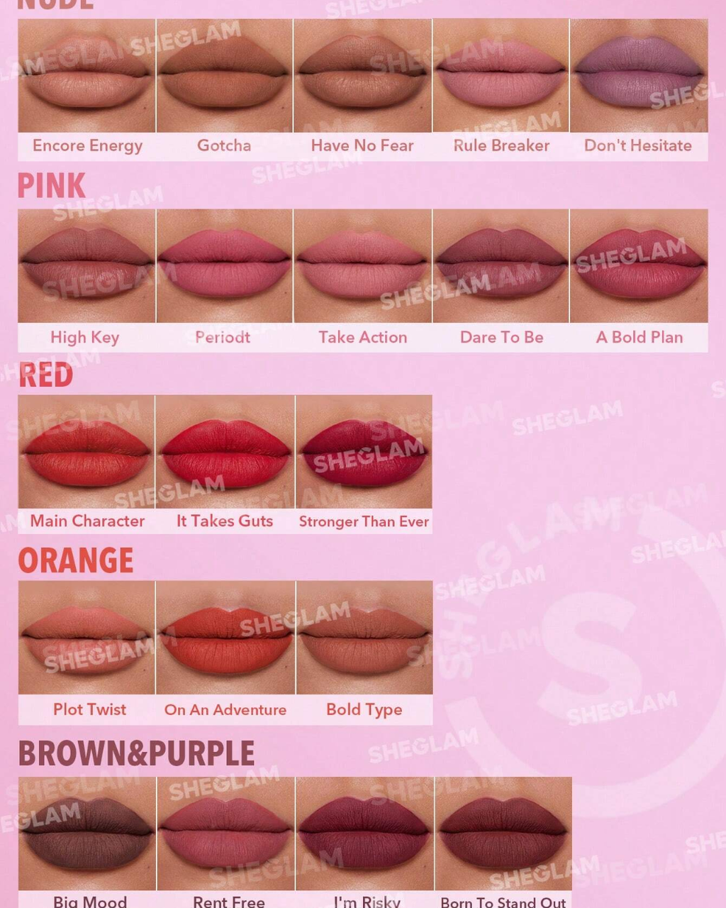 SHEGLAM Dynamatte Boom Long-Lasting Matte Lipstick