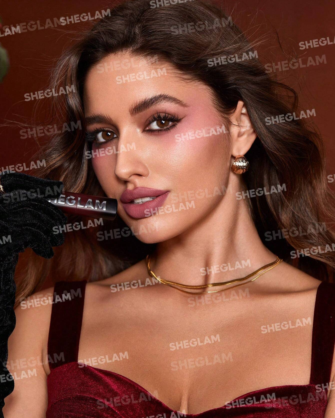 SHEGLAM Dynamatte Boom Long-Lasting Matte Lipstick (Ember Rose Set)