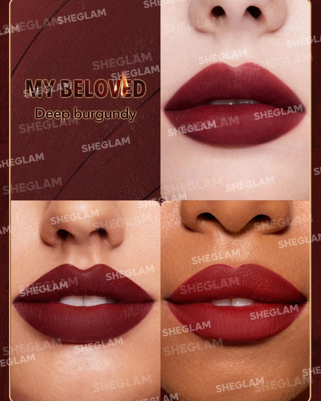 SHEGLAM Dynamatte Boom Long-Lasting Matte Lipstick (Ember Rose Ver.)