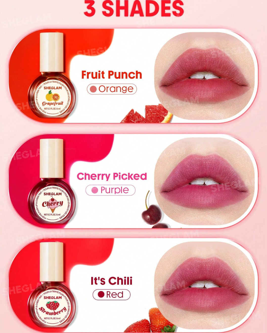 SHEGLAM For The Flush Lip & Cheek Tint