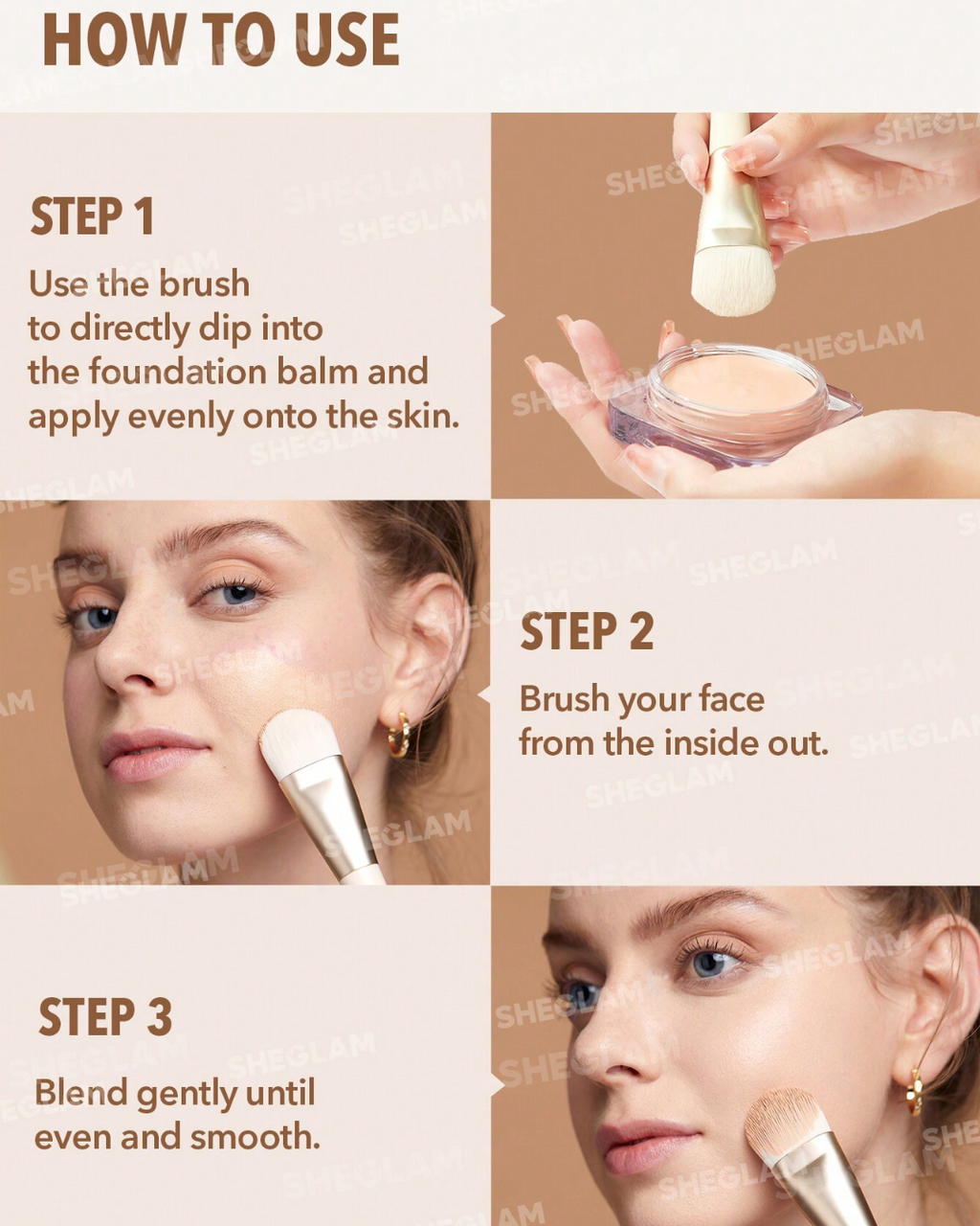 SHEGLAM Foundation Brush