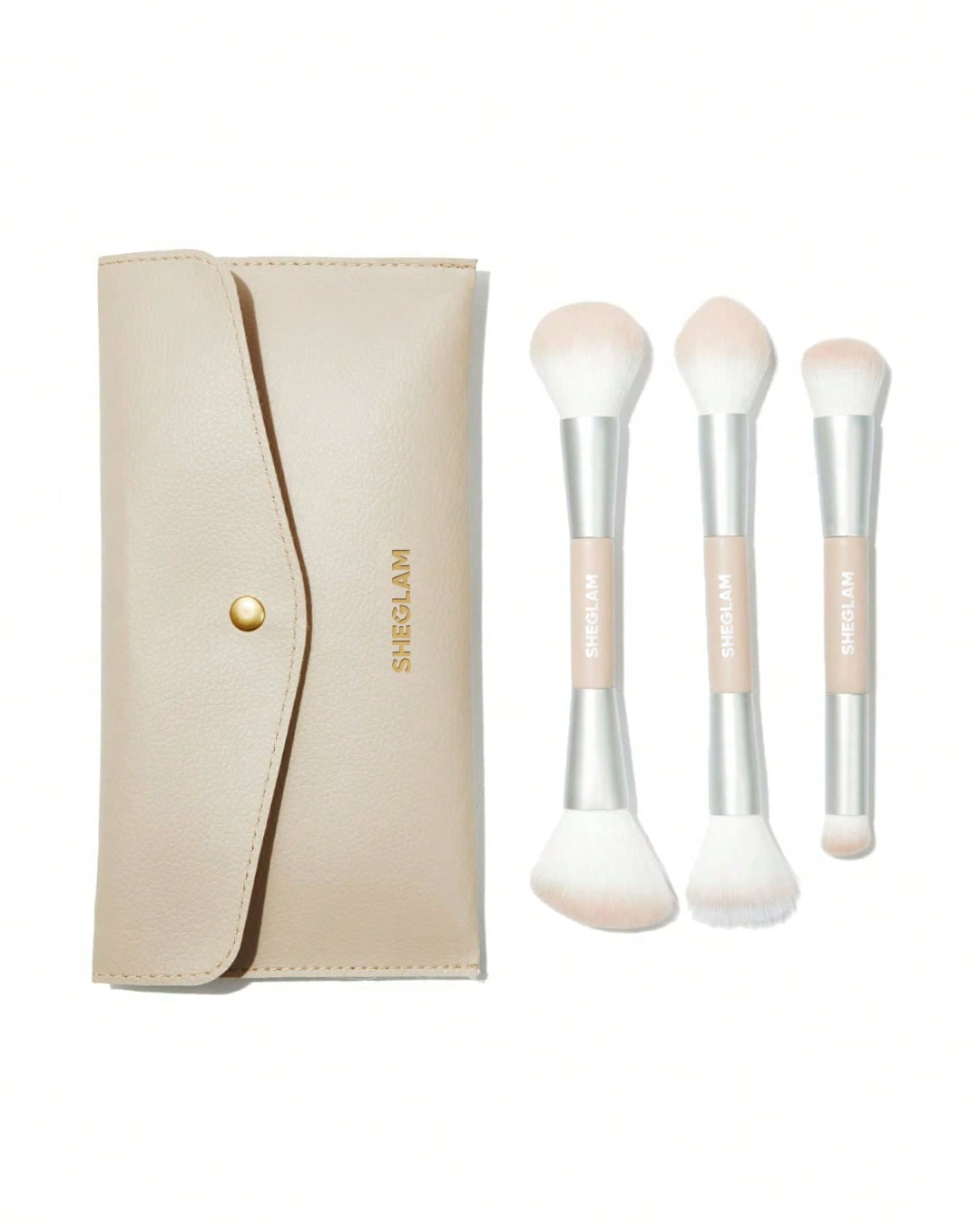 SHEGLAM  Glam 101 Face Essentials Brush Set With Bag
