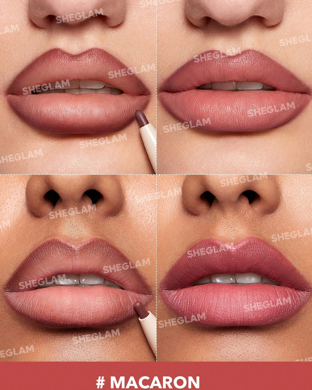SHEGLAM-Glam 101 Sheer Tinted Lipstick & Liner Duo