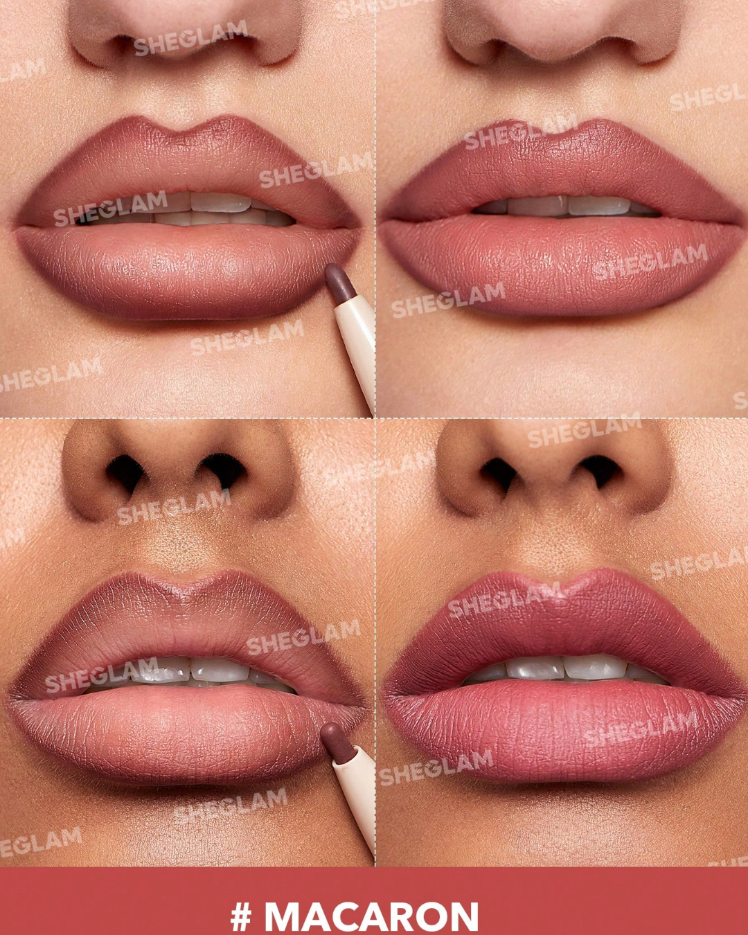 SHEGLAM-Glam 101 Sheer Tinted Lipstick & Liner Duo
