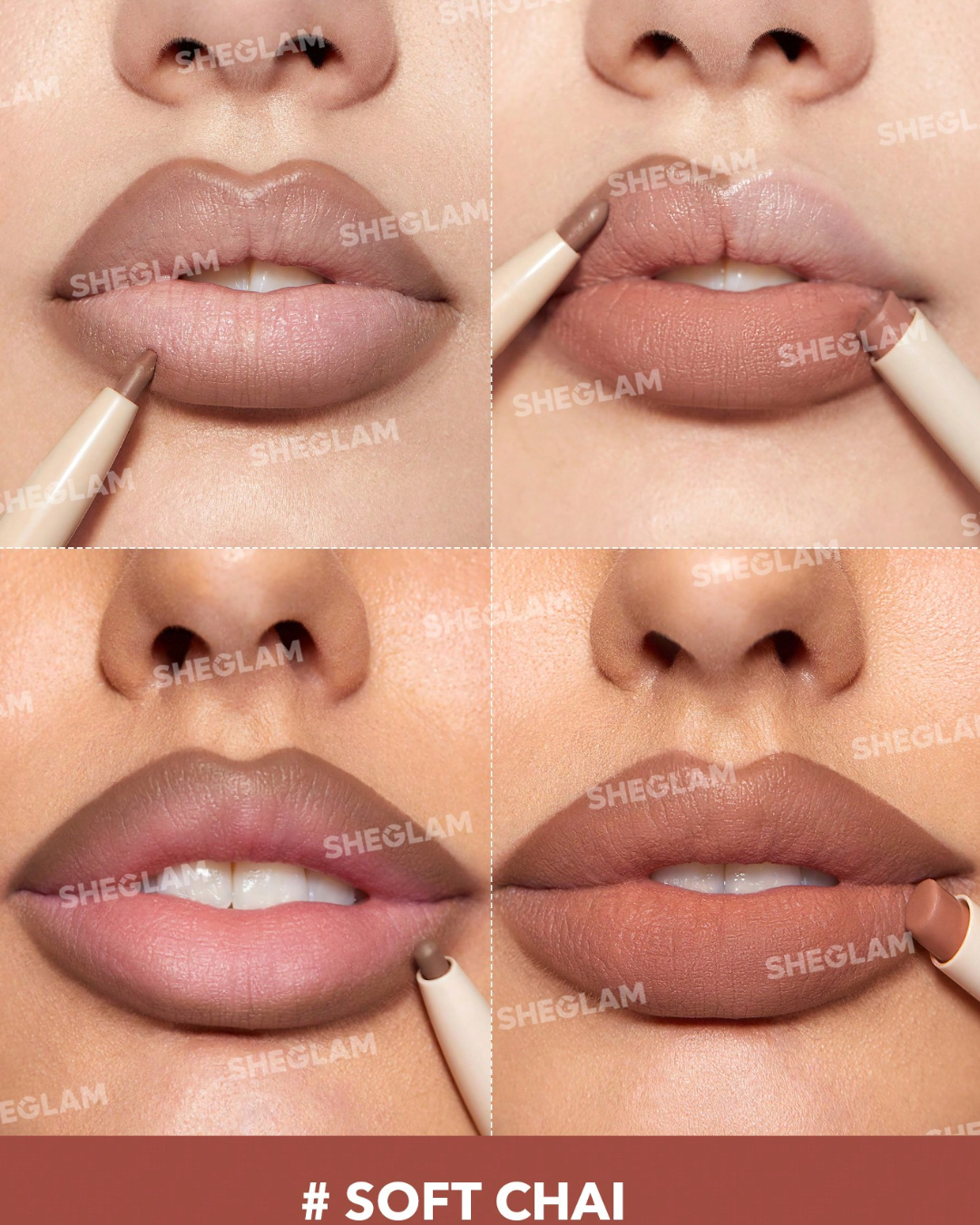 SHEGLAM-Glam 101 Sheer Tinted Lipstick & Liner Duo