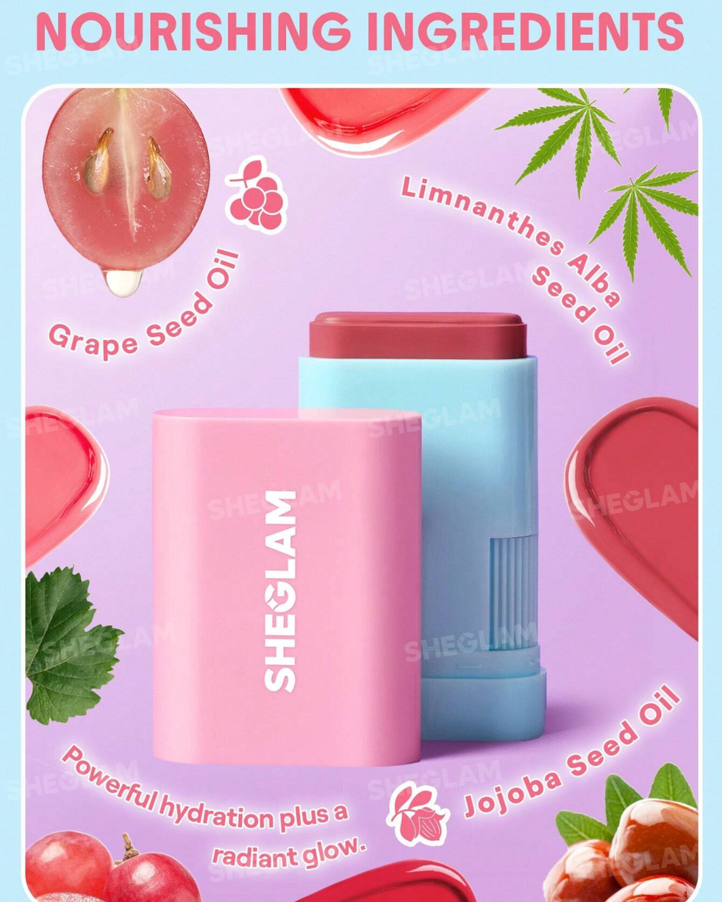 SHEGLAM Glass Glow Blush Stick