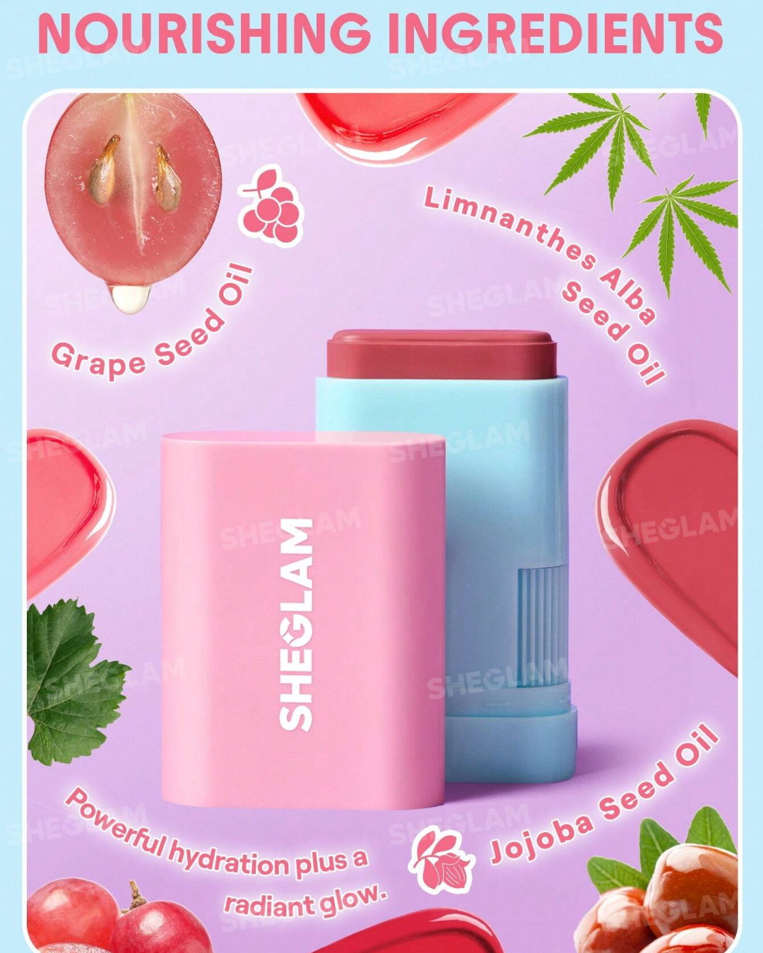 SHEGLAM Glass Glow Blush Stick