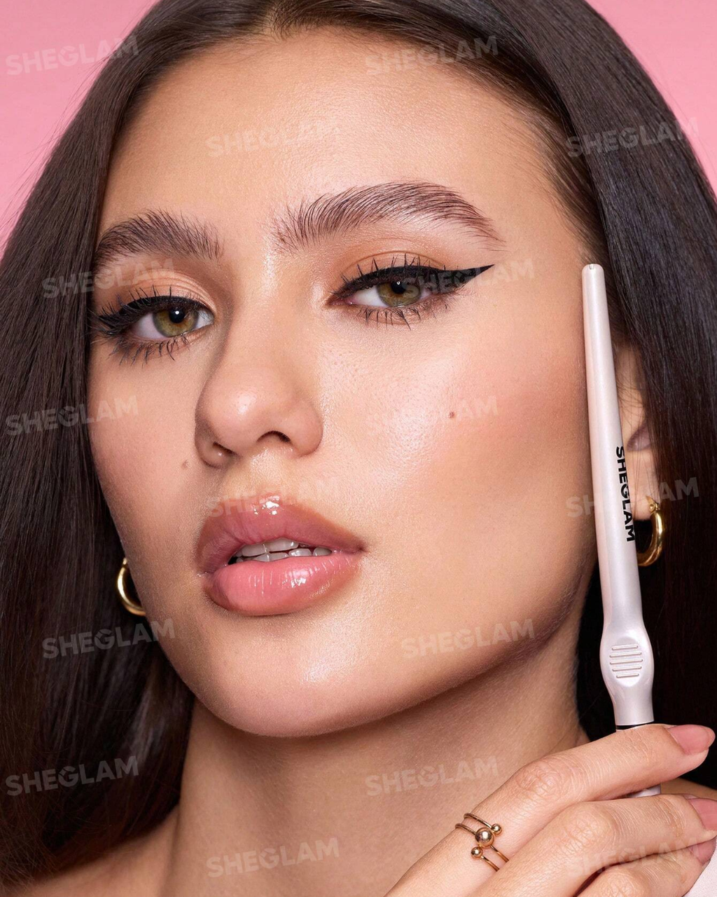 SHEGLAM Glide Control Liquid Eyeliner-Matte Black