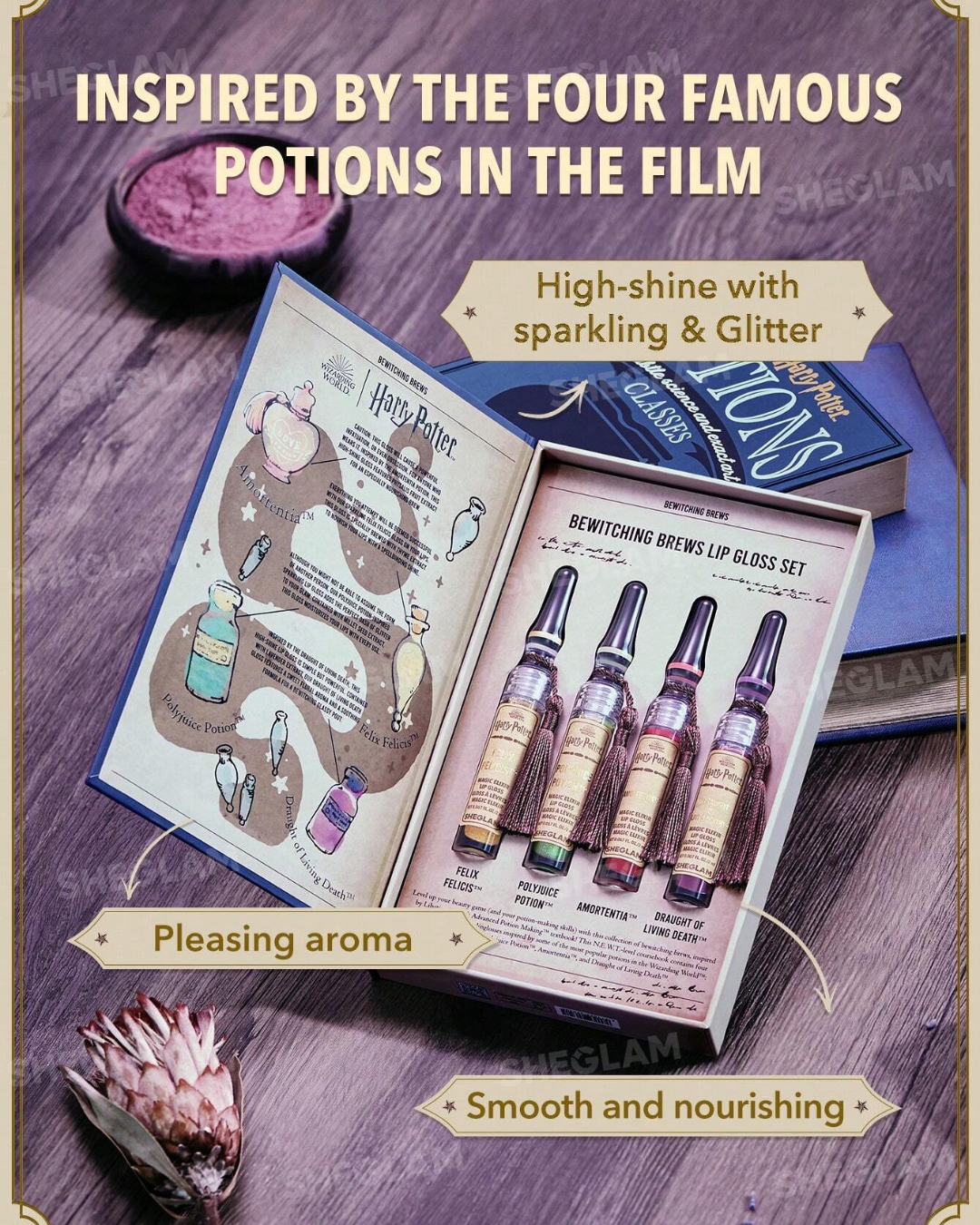 Harry Potter™ X SHEGLAM Bewitching Brews Lip Gloss Set