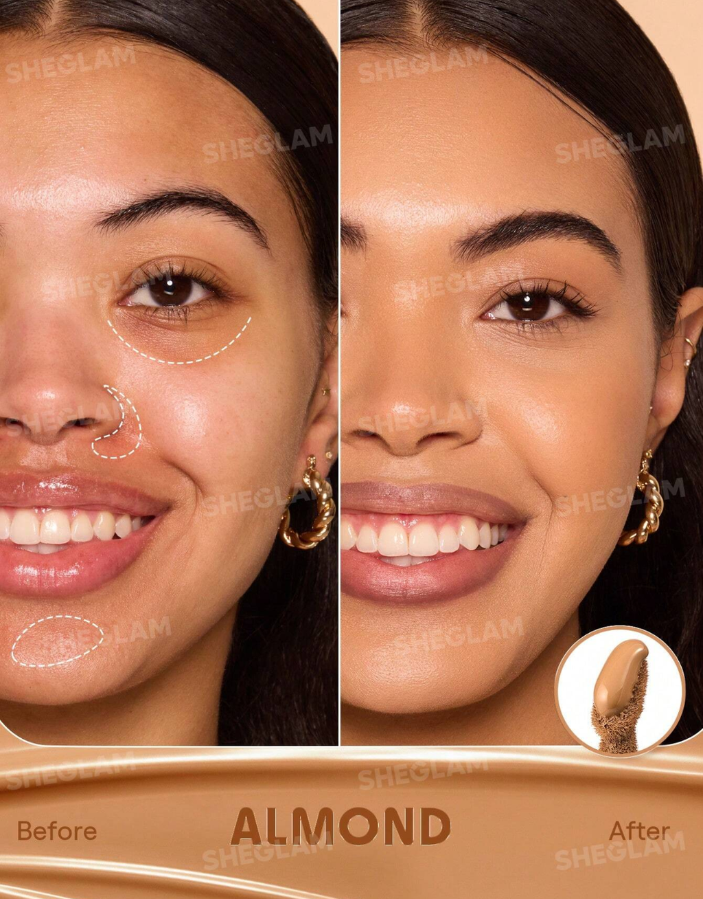 SHEGLAM  Hideaway Full-Coverage Concealer