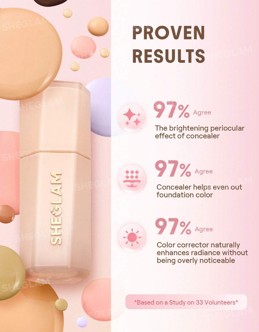 SHEGLAM  Hideaway Full-Coverage Concealer