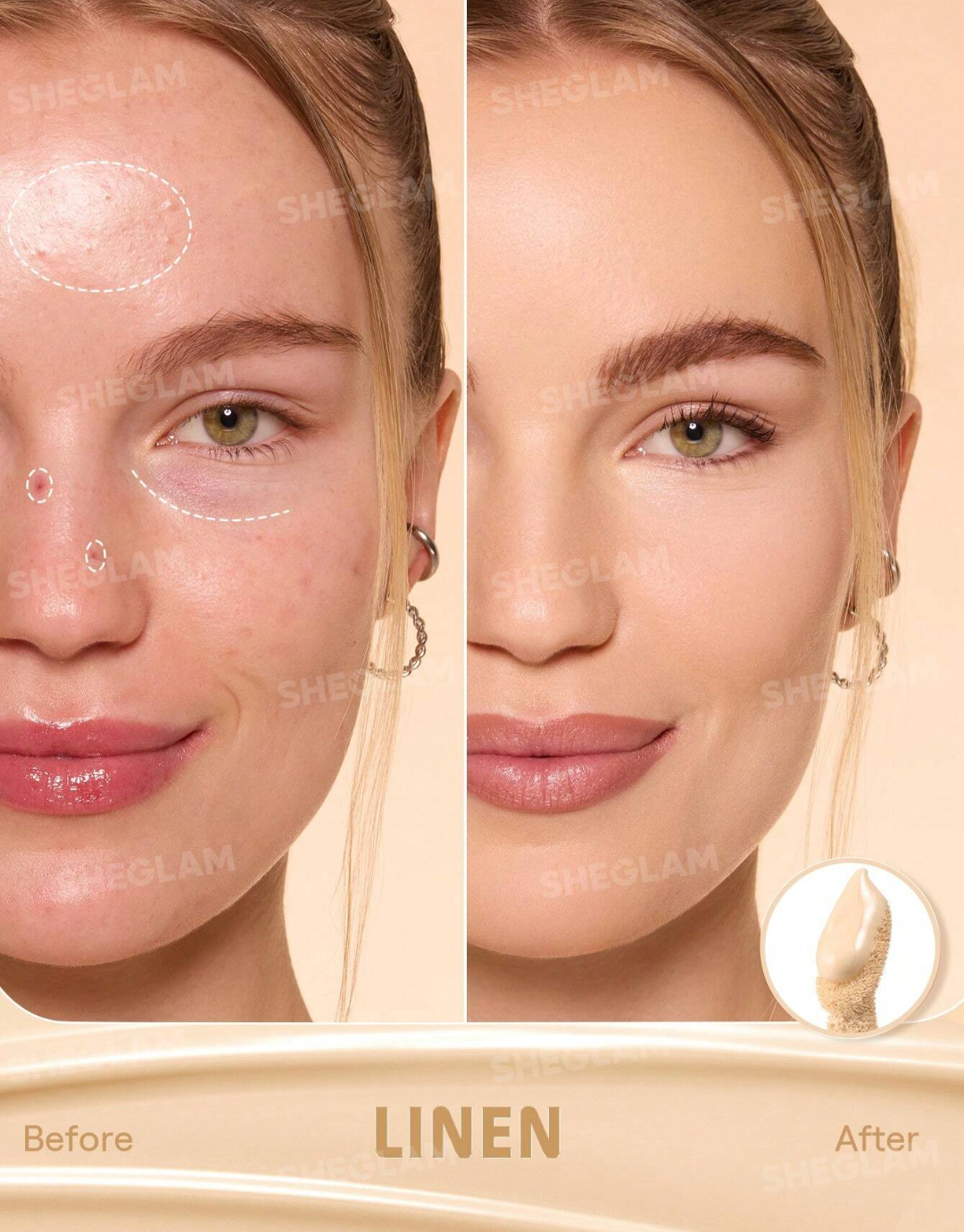 SHEGLAM  Hideaway Full-Coverage Concealer