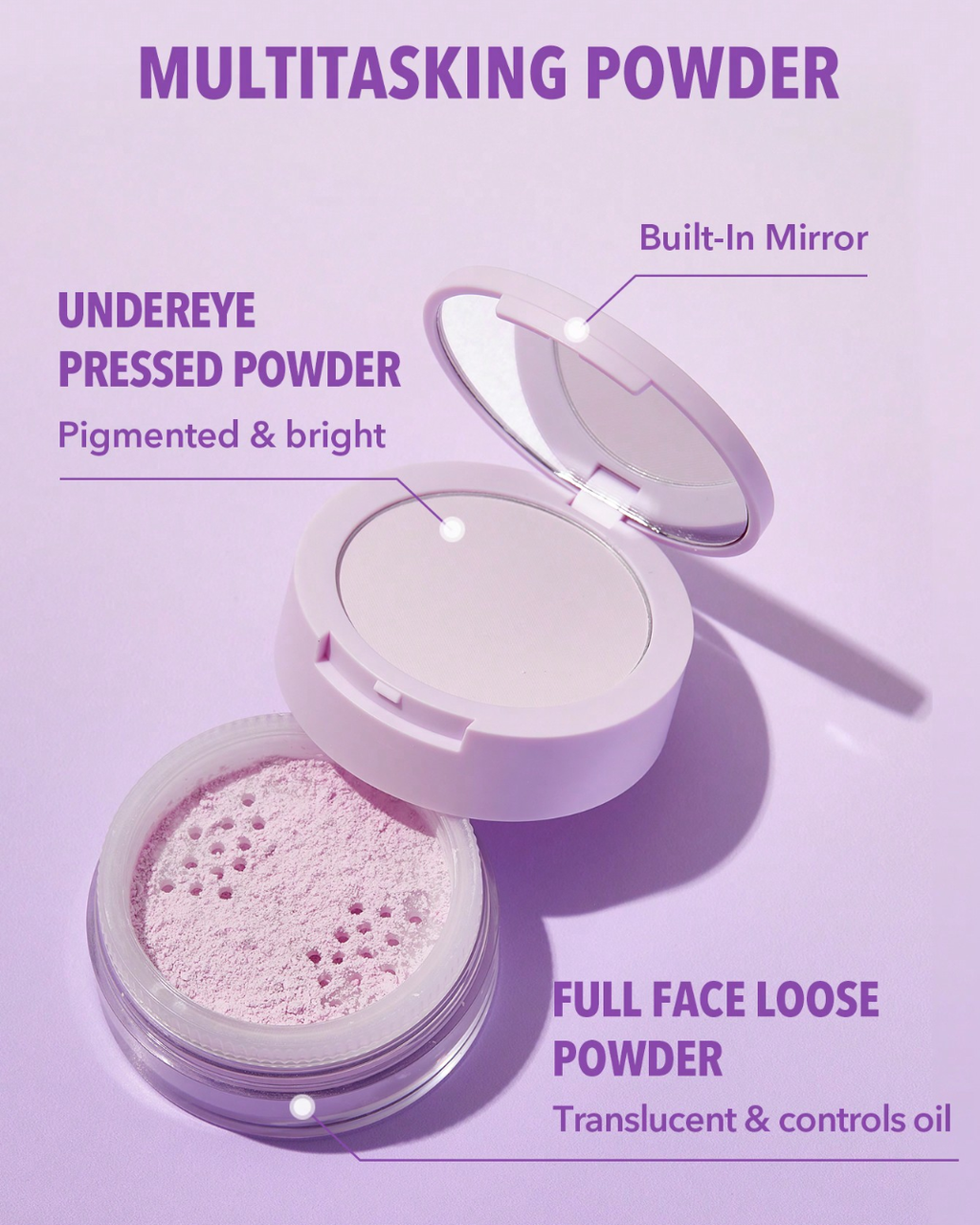 SHEGLAM Insta-Ready Face & Under Eye Setting Powder Duo