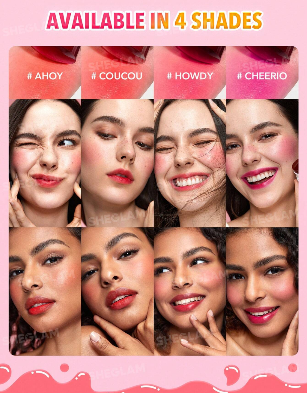 SHEGLAM Jelly-Licious Hydrating Lip & Blush Tint