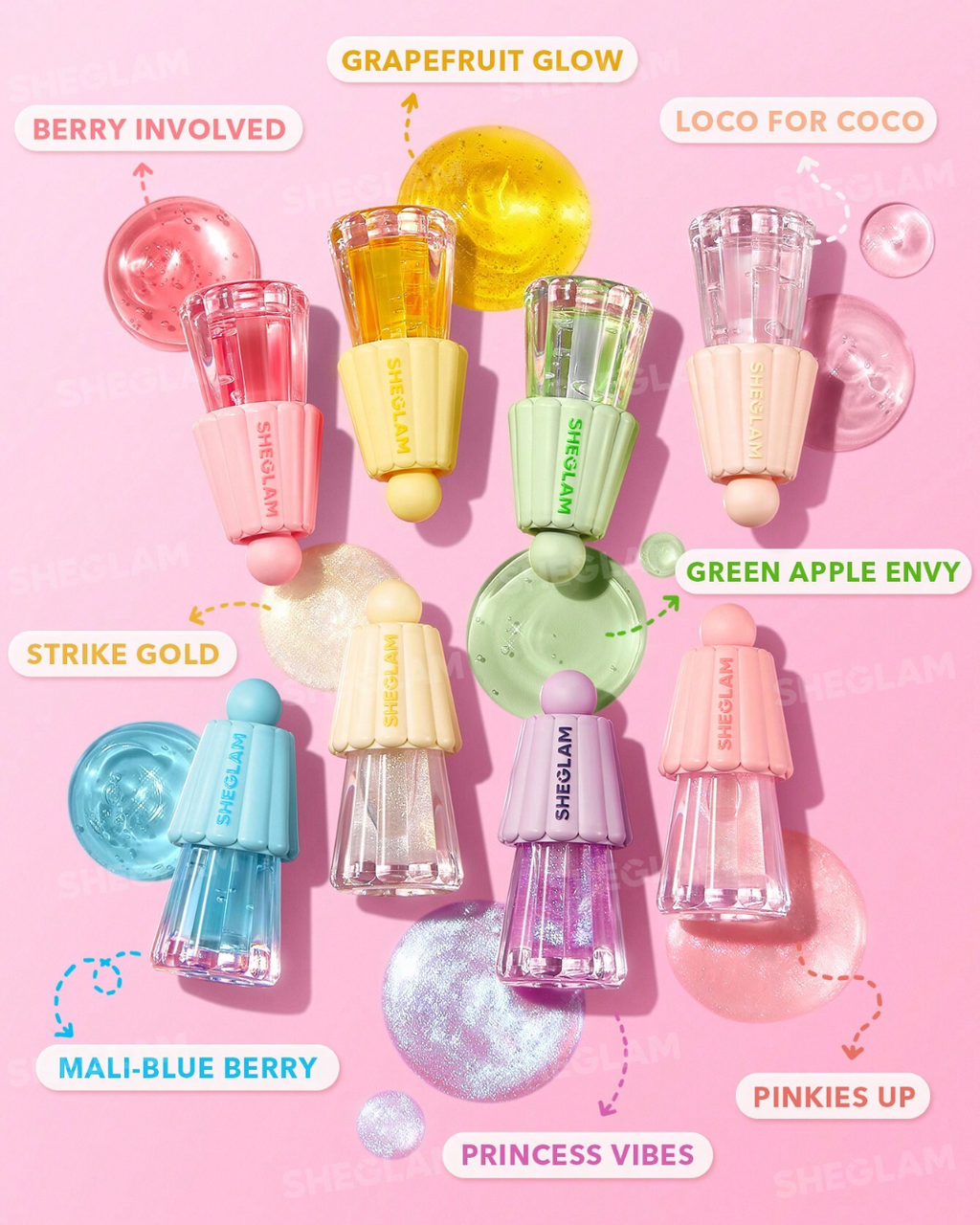 SHEGLAM  Jelly Wow Hydrating Lip Oil