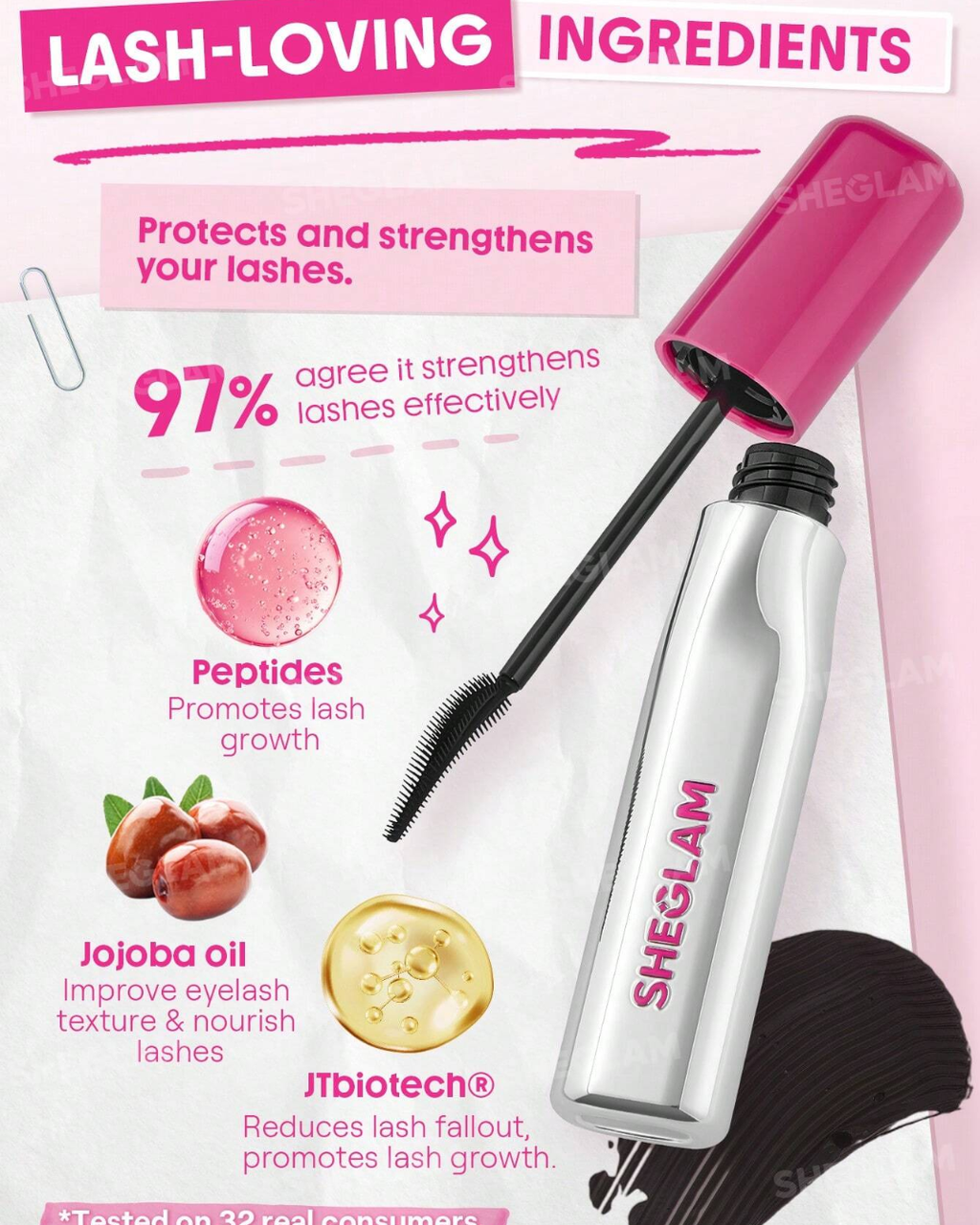SHEGLAM-Lashlighter Up & Out Mascara