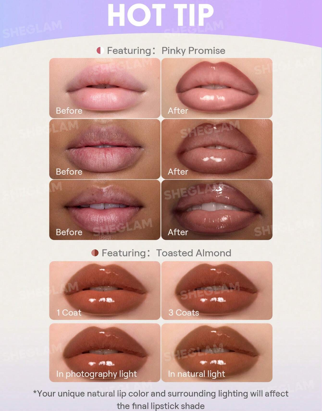 SHEGLAM Line To Shine Peel-Off Lip Stain & Gloss Duo