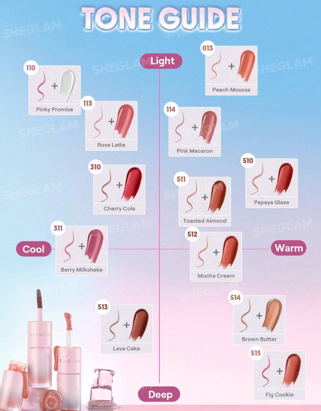 SHEGLAM Line To Shine Peel-Off Lip Stain & Gloss Duo