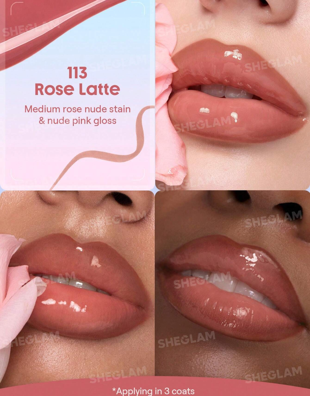 SHEGLAM Line To Shine Peel-Off Lip Stain & Gloss Duo