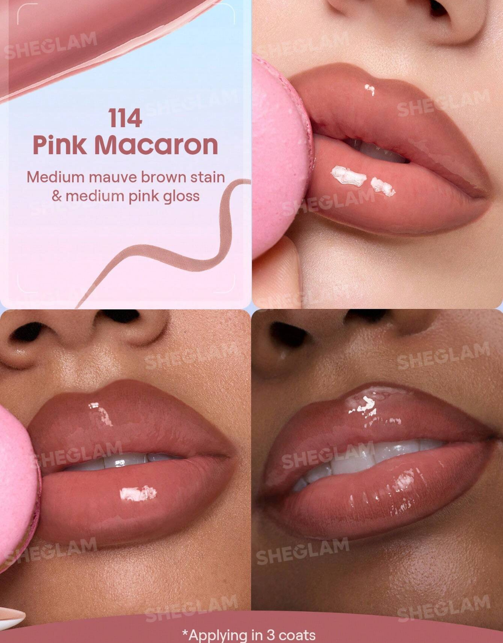 SHEGLAM Line To Shine Peel-Off Lip Stain & Gloss Duo