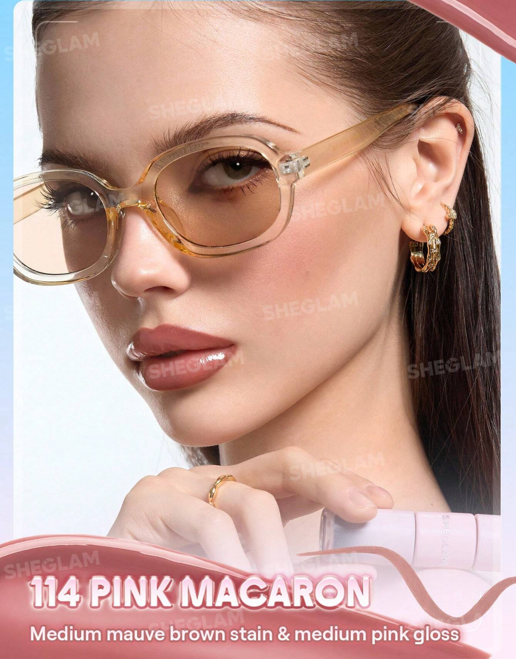 SHEGLAM Line To Shine Peel-Off Lip Stain & Gloss Duo