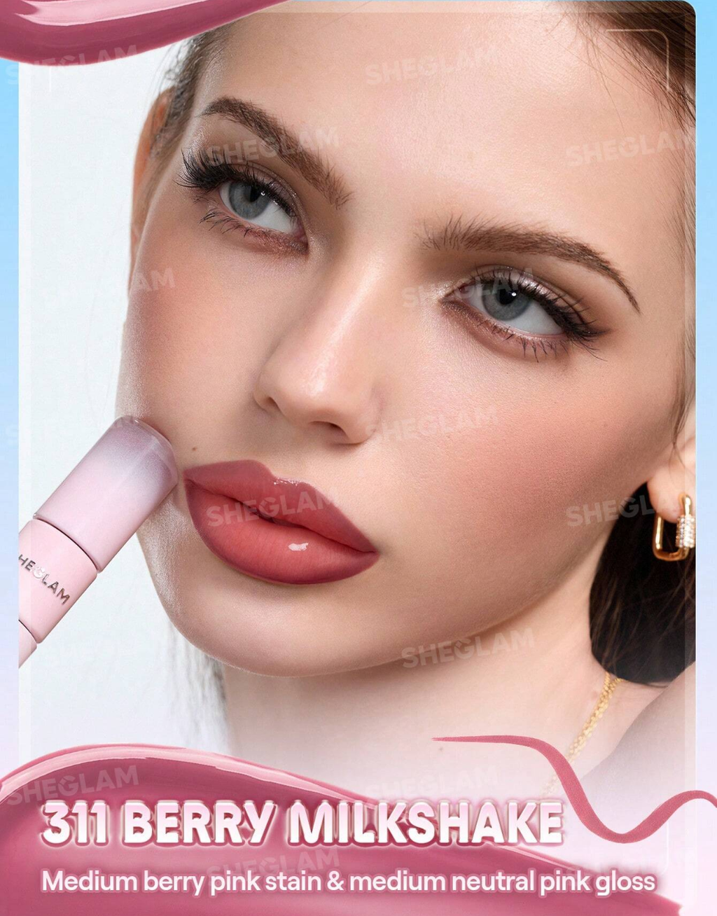 SHEGLAM Line To Shine Peel-Off Lip Stain & Gloss Duo