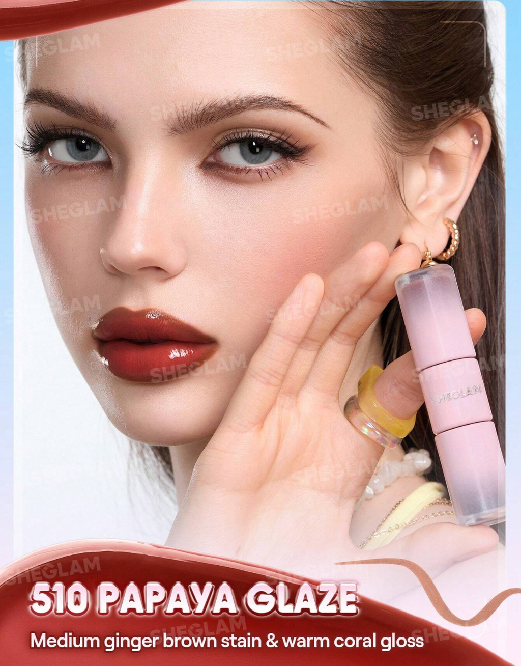 SHEGLAM Line To Shine Peel-Off Lip Stain & Gloss Duo