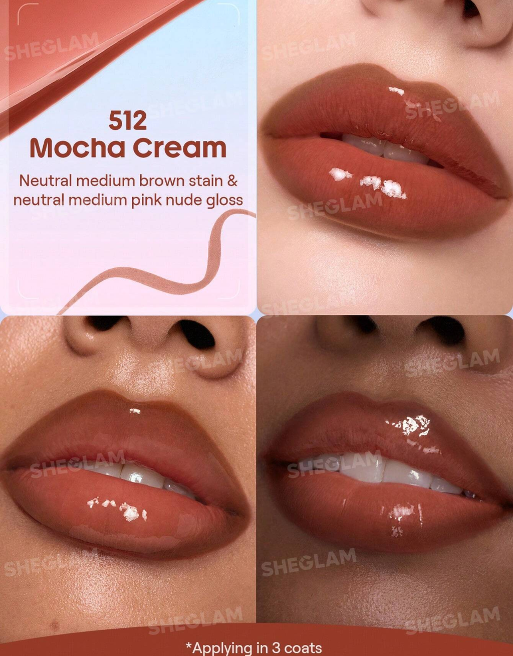 SHEGLAM Line To Shine Peel-Off Lip Stain & Gloss Duo