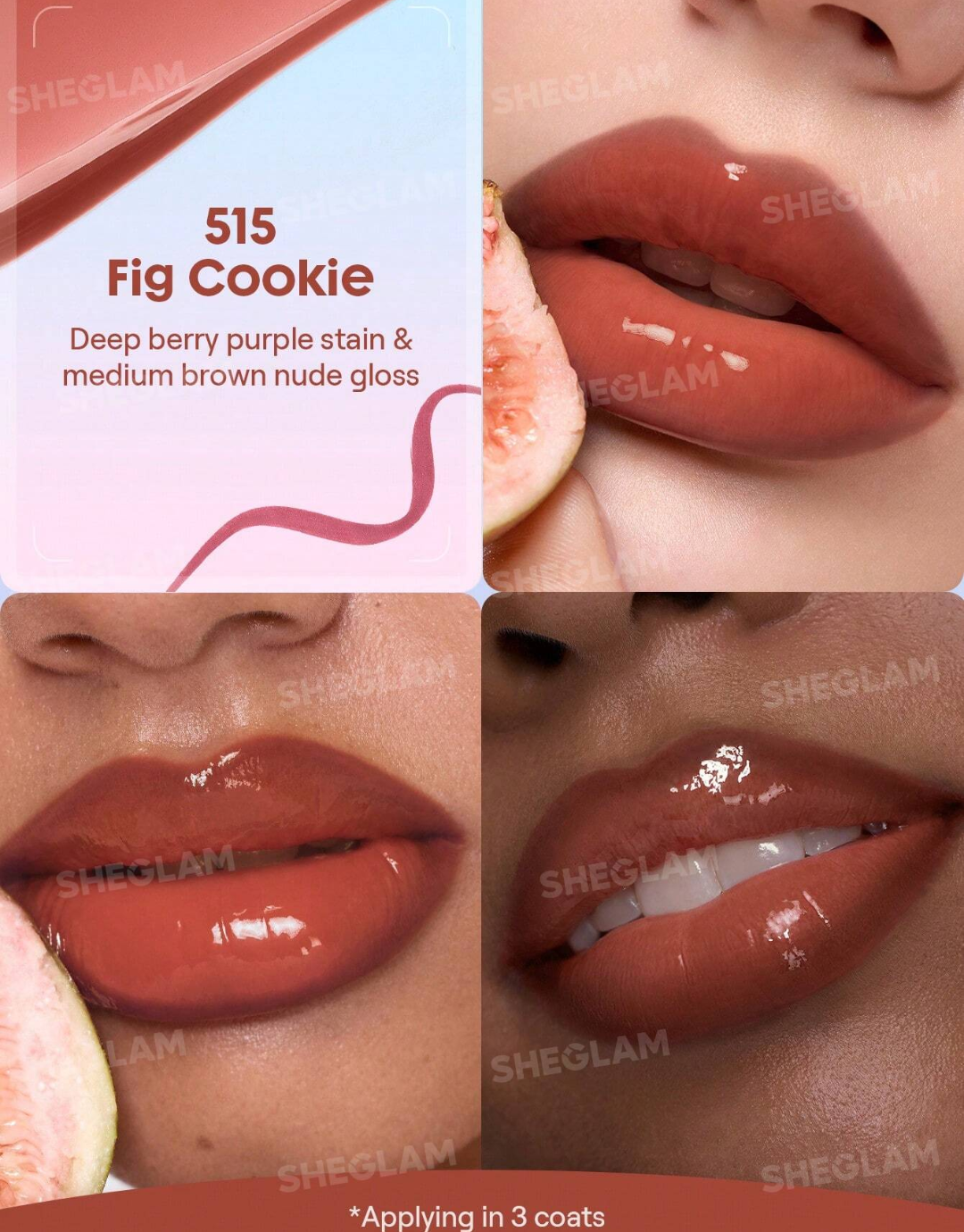 SHEGLAM Line To Shine Peel-Off Lip Stain & Gloss Duo