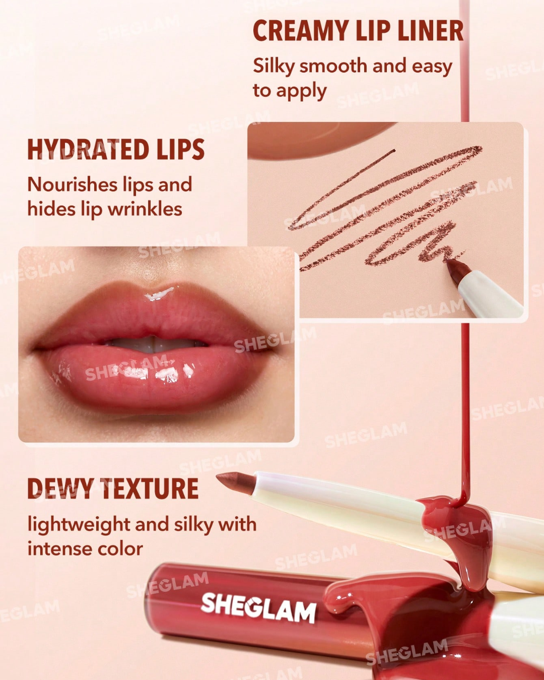 SHEGLAM Lip Rules Liner & Gloss Pen