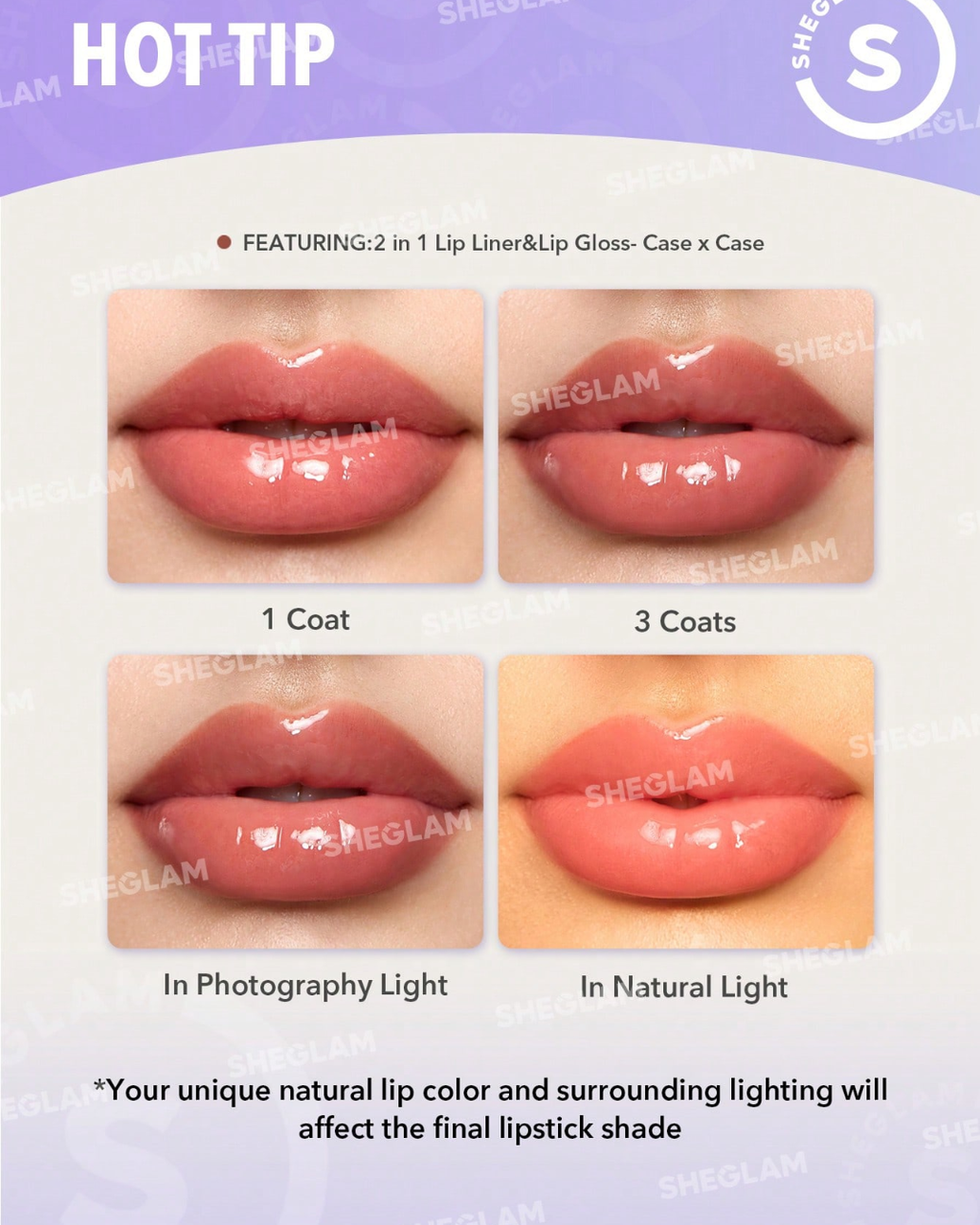 SHEGLAM Lip Rules Liner & Gloss Pen