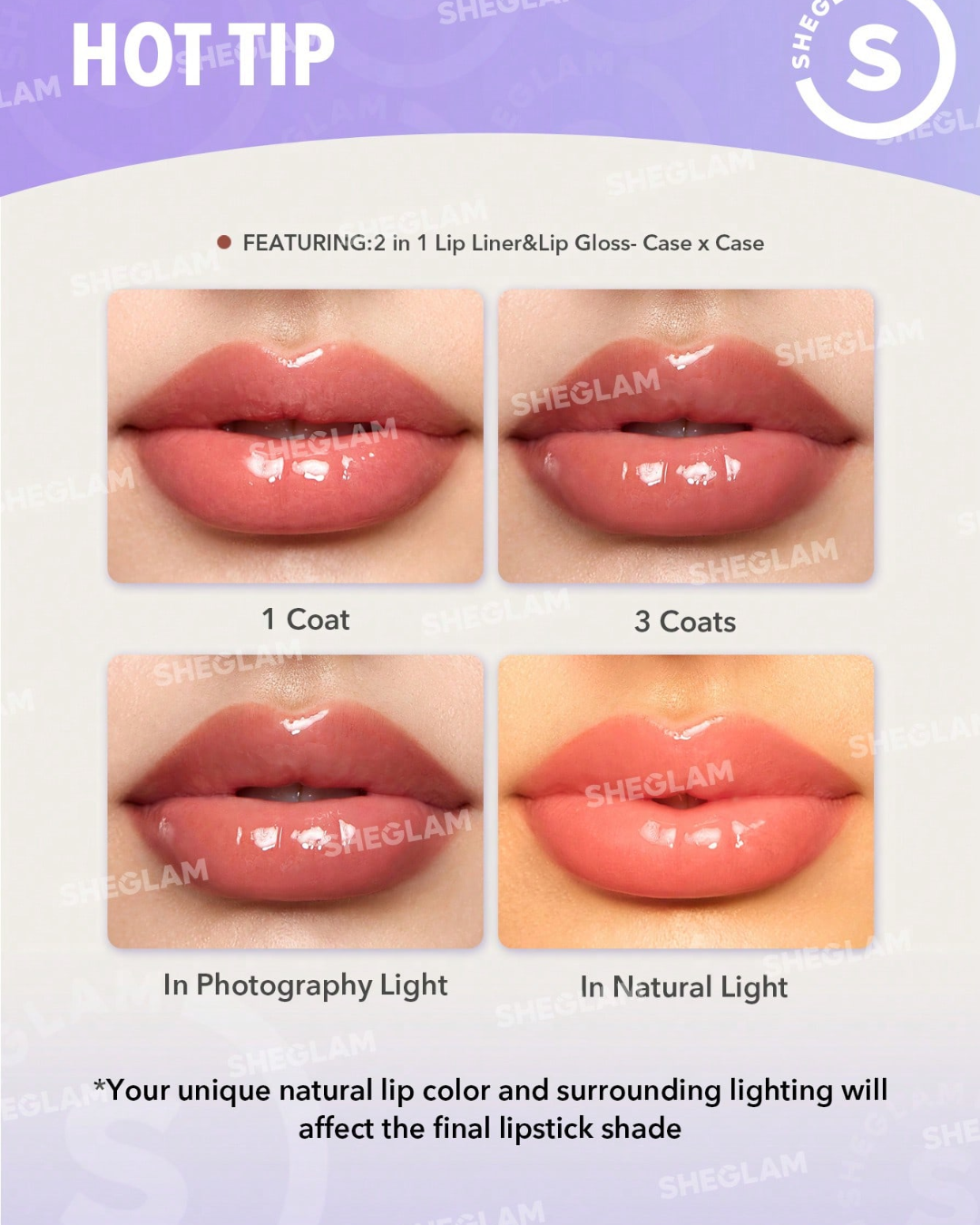 SHEGLAM Lip Rules Liner & Gloss Pen
